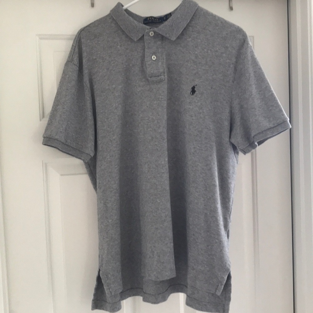 Polo Ralph Lauren- Gray polo shirt
